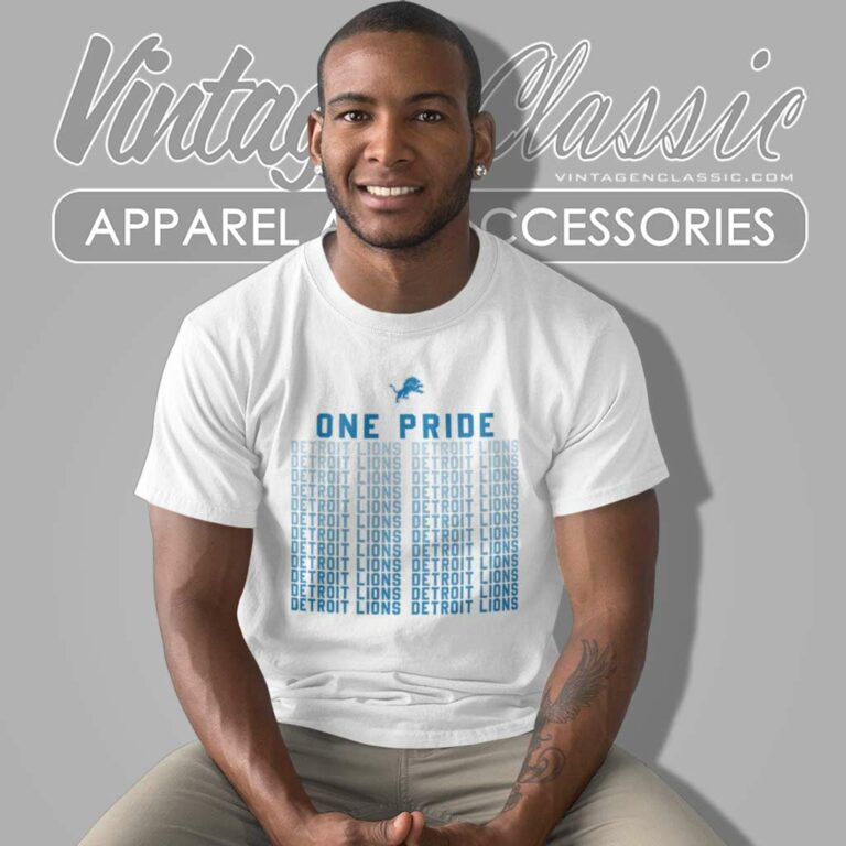 One Pride Detroit Lions Slogan T Shirt One Pride Detroit Lions Slogan T Shirt