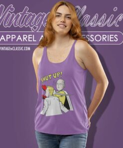 One Punch Man Saitama Donald Trump Shut Up Tank Top Racerback