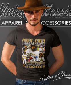 Oneil Cruz Pittsburgh Pirates V Neck TShirt 1