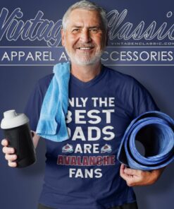 Only The Best Dads Are Fans Colorado Avalanche V Neck TShirt