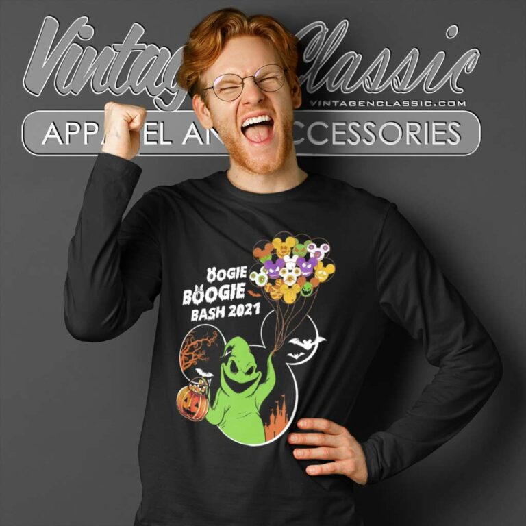 Oogie Boogie Mickey Halloween Party Long Sleeve Tee Oogie Boogie Mickey Halloween Party Long Sleeve Tee