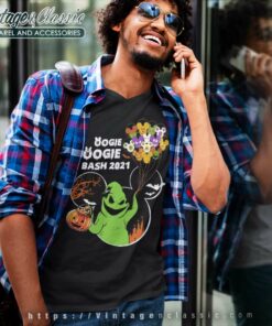 Oogie Boogie Mickey Halloween Party V Neck TShirt