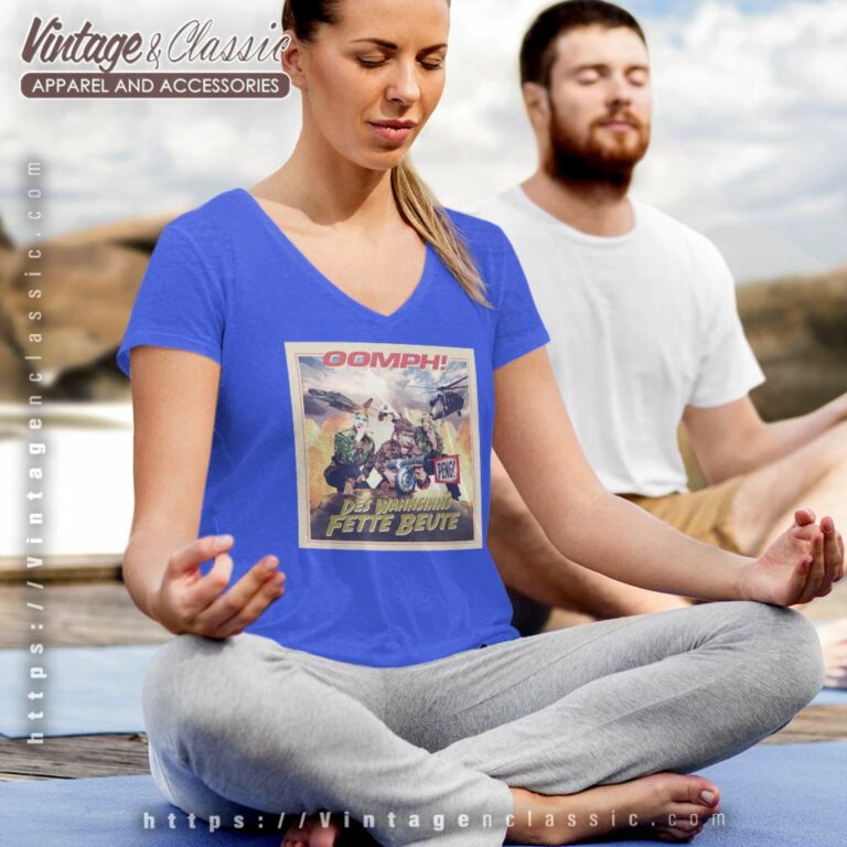 Oomph Shirt Des Wahnsinns Fette Beute V Neck TShirt Oomph Shirt Des Wahnsinns Fette Beute V Neck TShirt