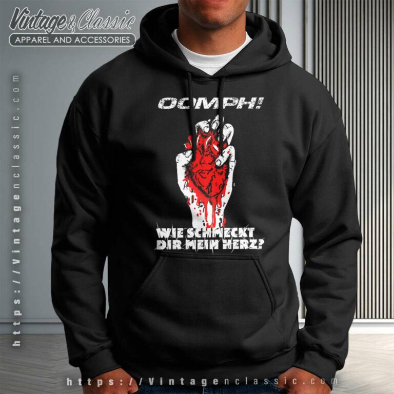 Oomph Shirt Wie Schmeckt Dir Mein Herz Hoodie Oomph Shirt Wie Schmeckt Dir Mein Herz Hoodie