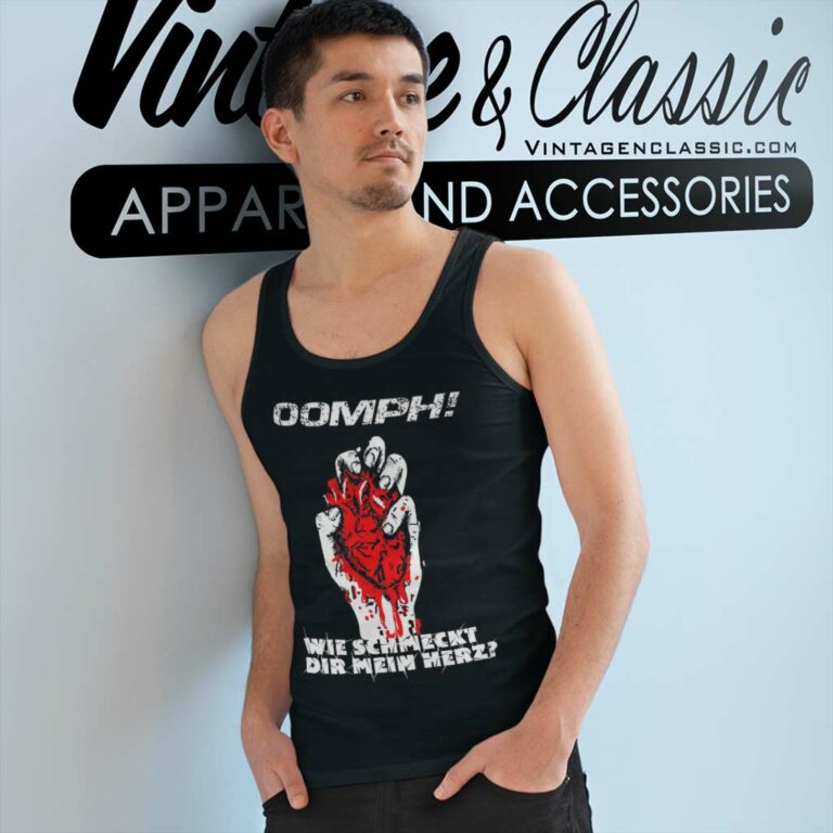 Oomph Shirt Wie Schmeckt Dir Mein Herz Tank Top Racerback Oomph Shirt Wie Schmeckt Dir Mein Herz Tank Top Racerback