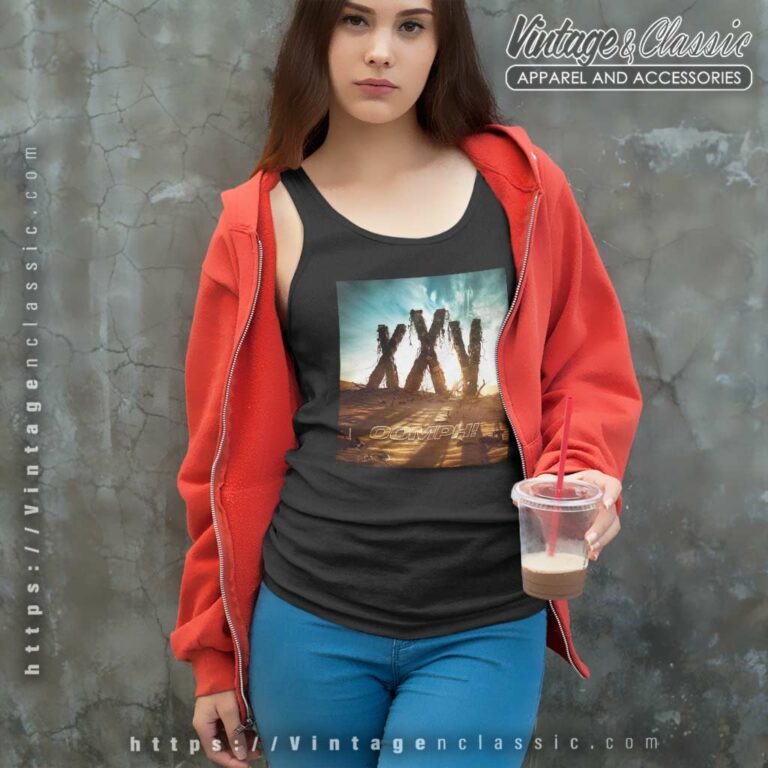 Oomph Shirt Xxv Album Cover Tank Top Racerback Oomph Shirt Xxv Album Cover Tank Top Racerback