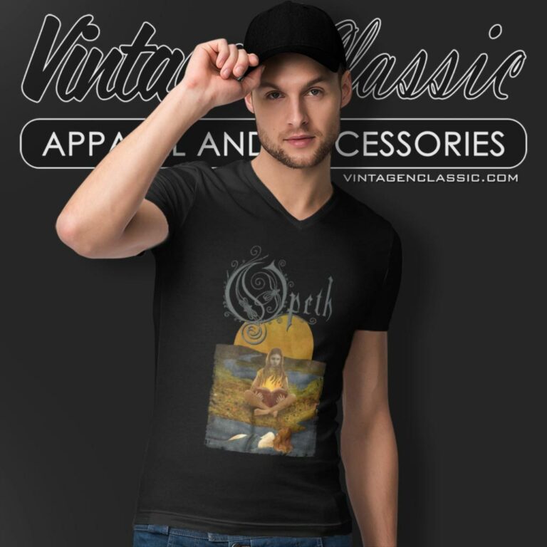 Opeth River V Neck TShirt Opeth River V Neck TShirt