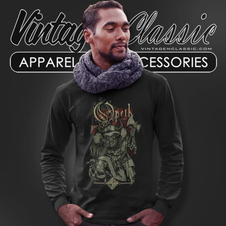 Opeth Viking Long Sleeve Tee Opeth Viking Long Sleeve Tee