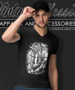 Opeth Windowpane V Neck TShirt