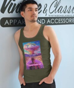 Oppenheimer Poster Barbie Edition Tank Top Racerback