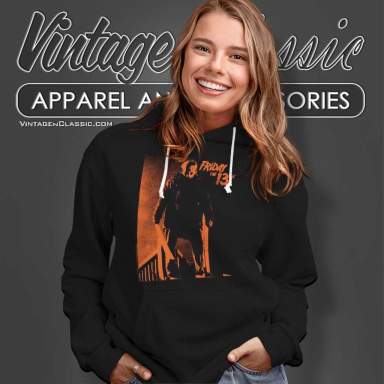 Orange Jason Friday The 13th Hoodie Orange Jason Friday The 13th Hoodie