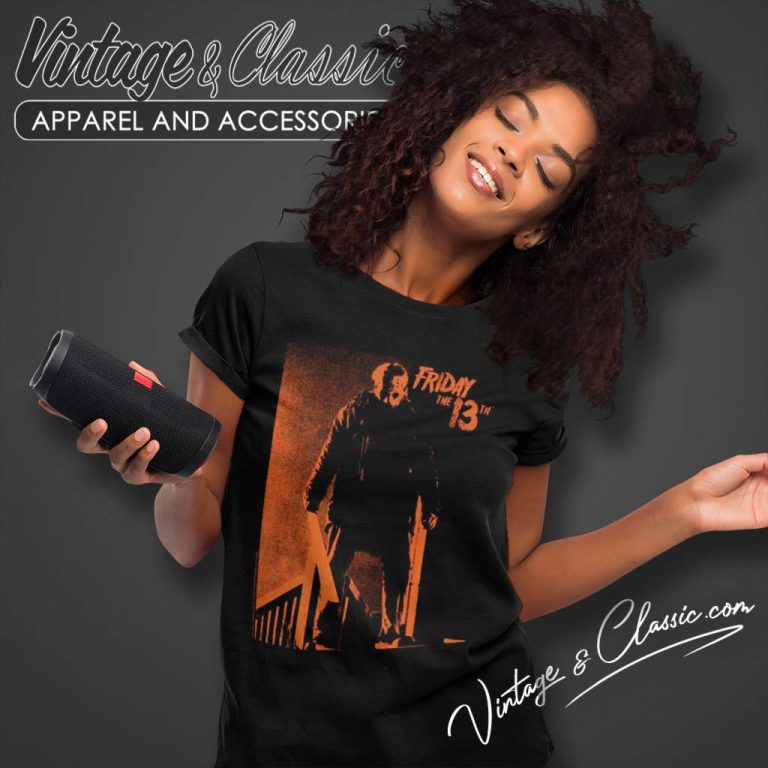 Orange Jason Friday The 13th Women TShirt Orange Jason Friday The 13th Women TShirt