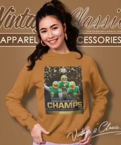 Oregon Ducks Fiesta Bowl Champions College Football Game Season 2023 2024 Sweatshirt