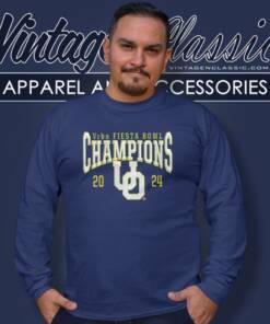 Oregon Ducks Fiesta Bowl Champs 2024 Football Shirt 5 Oregon Ducks Fiesta Bowl Champs 2024 Football Long Sleeve Tee