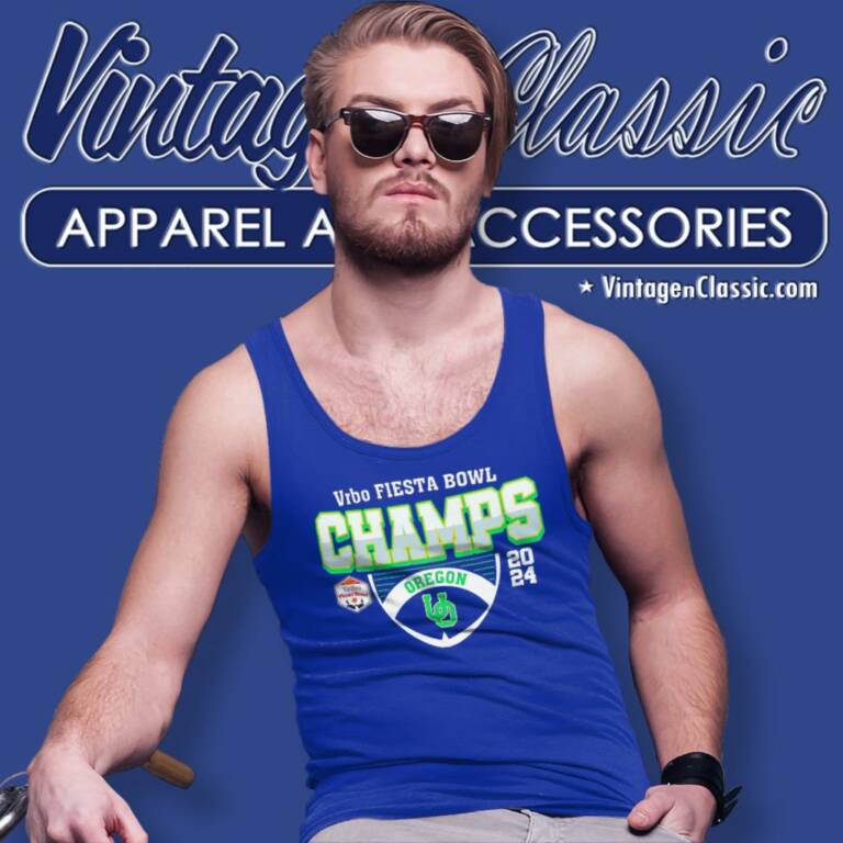 Oregon Ducks Football Fiesta Bowl Champs 2024 Tank Top Racerback Oregon Ducks Football Fiesta Bowl Champs 2024 Tank Top Racerback
