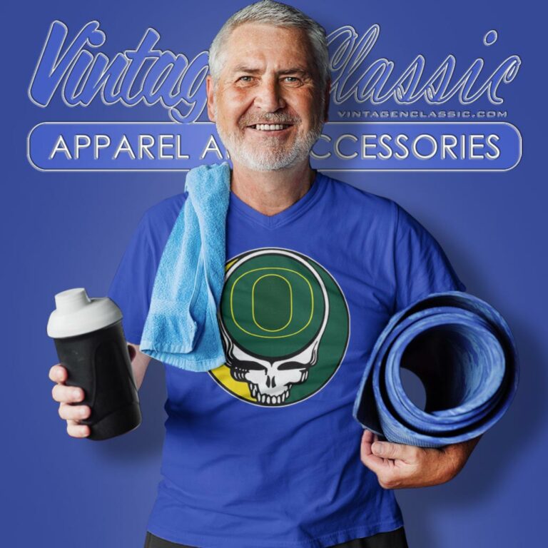 Oregon Ducks Grateful Dead Steal Your Face V Neck TShirt Oregon Ducks Grateful Dead Steal Your Face V Neck TShirt