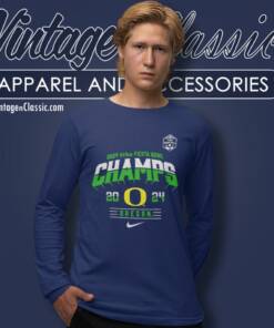 Oregon Ducks Nike 2024 Fiesta Bowl Champions Locker Room Shirt 4 Oregon Ducks Nike 2024 Fiesta Bowl Champions Locker Room Long Sleeve Tee