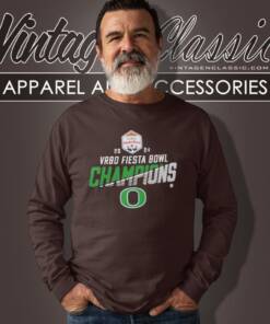 Oregon Ducks Vrbo Fiesta Bowl Champions 2024 Long Sleeve Tee