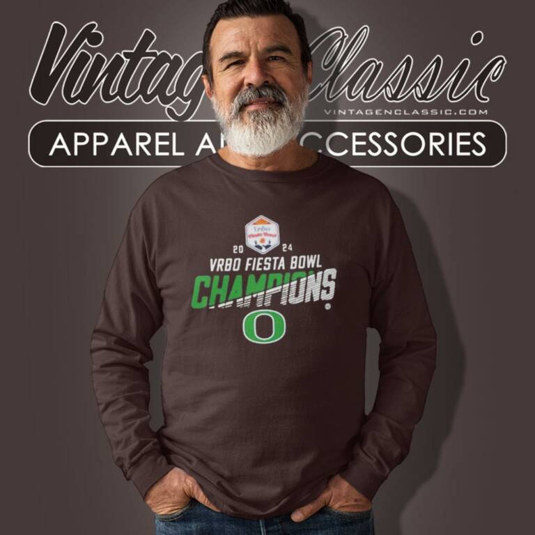 Oregon Ducks Vrbo Fiesta Bowl Champions 2024 Long Sleeve Tee Oregon Ducks Vrbo Fiesta Bowl Champions 2024 Long Sleeve Tee