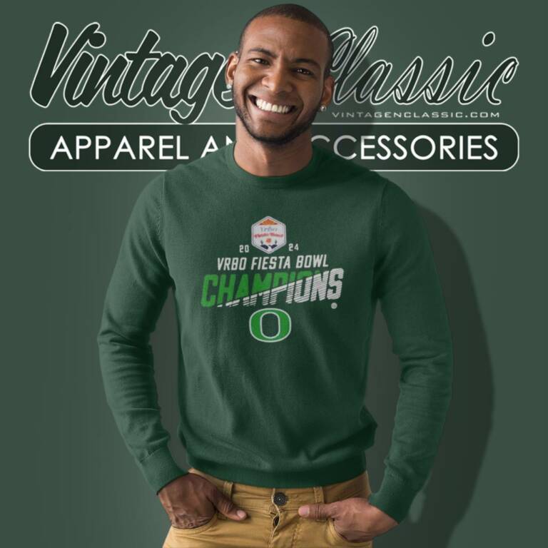 Oregon Ducks Vrbo Fiesta Bowl Champions 2024 Sweatshirt Oregon Ducks Vrbo Fiesta Bowl Champions 2024 Sweatshirt