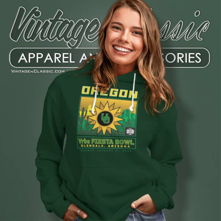 Oregon Ducks Vrbo Fiesta Bowl Glendale Arizona Monday January 1st 2024 Hoodie Oregon Ducks Vrbo Fiesta Bowl Glendale Arizona Monday January 1st 2024 Hoodie