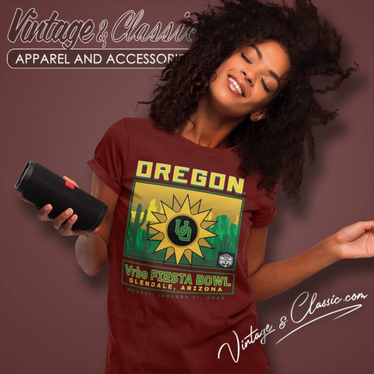 Oregon Ducks Vrbo Fiesta Bowl Glendale Arizona Monday January 1st 2024 Women T Shirt Oregon Ducks Vrbo Fiesta Bowl Glendale Arizona Monday January 1st 2024 Women T Shirt