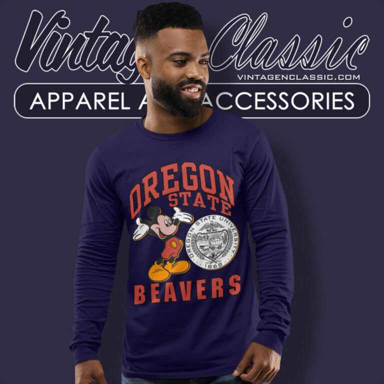 Oregon State Beavers Mickey Mouse Shirt Osu Ncaa Disney Long Sleeve Tee Oregon State Beavers Mickey Mouse Shirt Osu Ncaa Disney Long Sleeve Tee