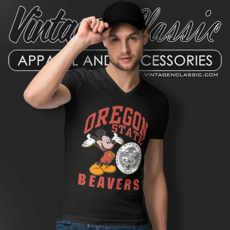 Oregon State Beavers Mickey Mouse Shirt Osu Ncaa Disney V Neck TShirt Oregon State Beavers Mickey Mouse Shirt Osu Ncaa Disney V Neck TShirt