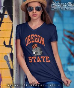 Oregon State Beavers University Osu V Neck TShirt