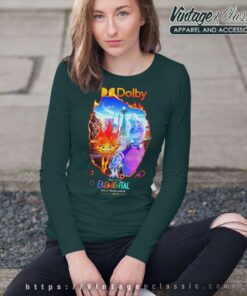 Original Elemental Disney Film Poster Long Sleeve Tee