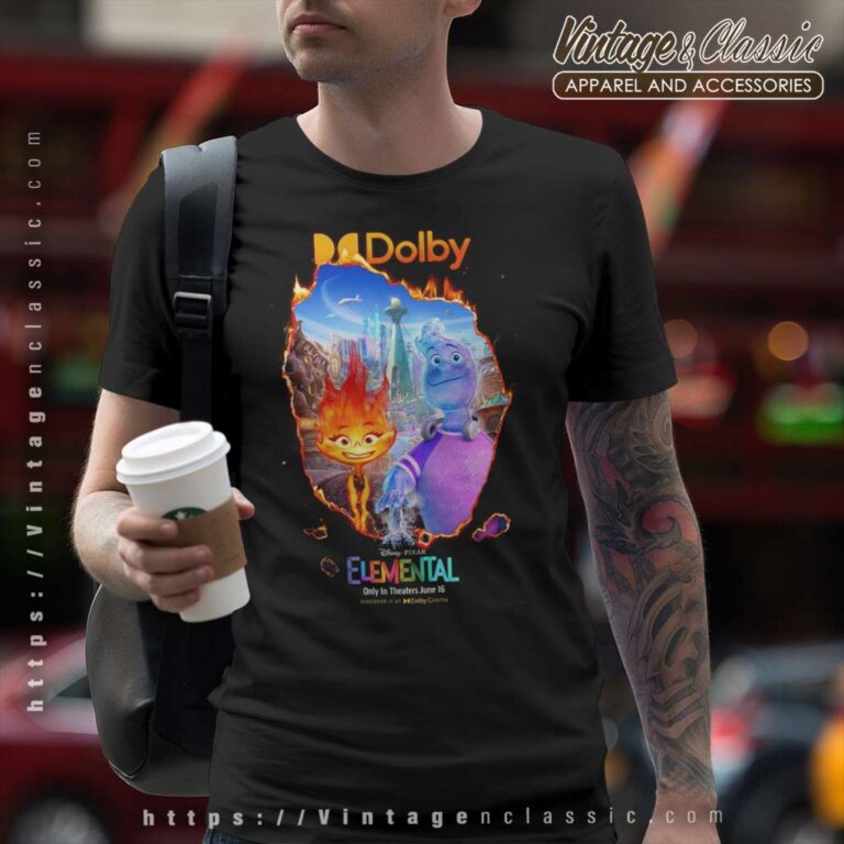 Original Elemental Disney Film Poster T Shirt Original Elemental Disney Film Poster T Shirt