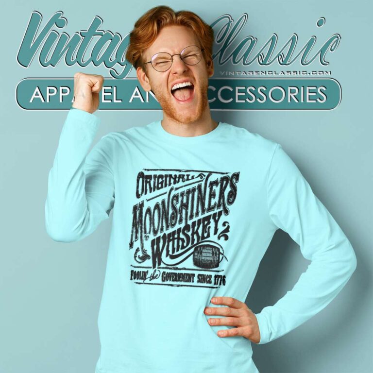 Original Moonshiners Whiskey Long Sleeve Tee Original Moonshiners Whiskey Long Sleeve Tee