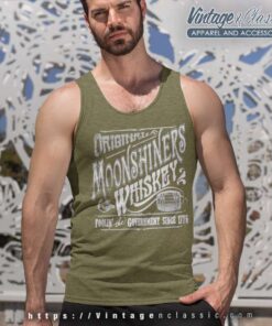 Original Moonshiners Whiskey Tank Top Racerback