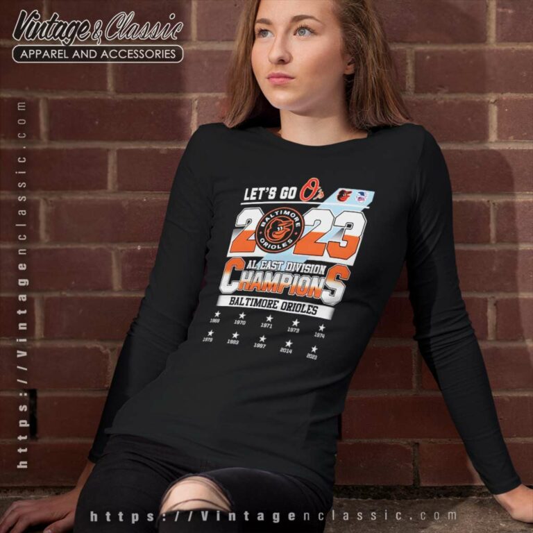 Orioles Al East Champions Shirt Baltimore Orioles 2023 Long Sleeve Tee Orioles Al East Champions Shirt Baltimore Orioles 2023 Long Sleeve Tee