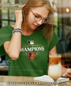Orioles Al East Division Champions 2023mlb Nike Logo Women TShirt