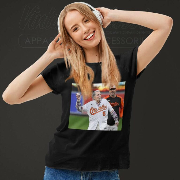 Orioles Legend Brooks Robinson Women TShirt Orioles Legend Brooks Robinson Women TShirt