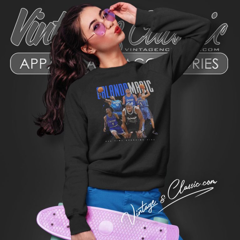 Orlando Magic All Time Starting Five Sweatshirt Orlando Magic All Time Starting Five Sweatshirt