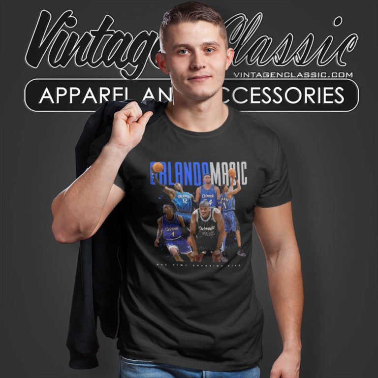 Orlando Magic All Time Starting Five T Shirt Orlando Magic All Time Starting Five T Shirt