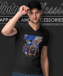 Orlando Magic All Time Starting Five V Neck TShirt