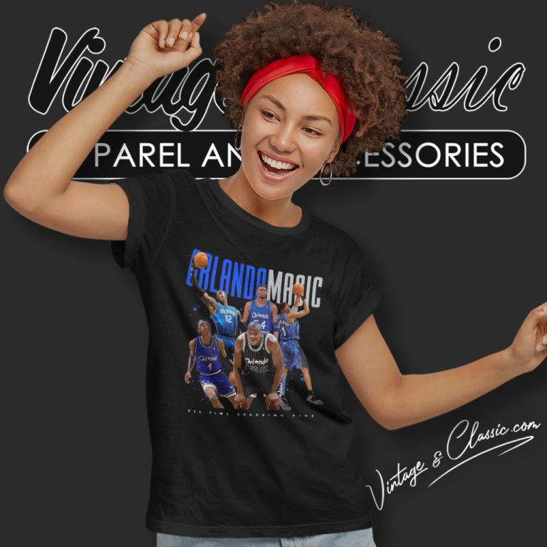 Orlando Magic All Time Starting Five Women T Shirt Orlando Magic All Time Starting Five Women T Shirt