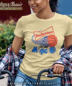 Orlando Magic Basketball Budweiser Women TShirt