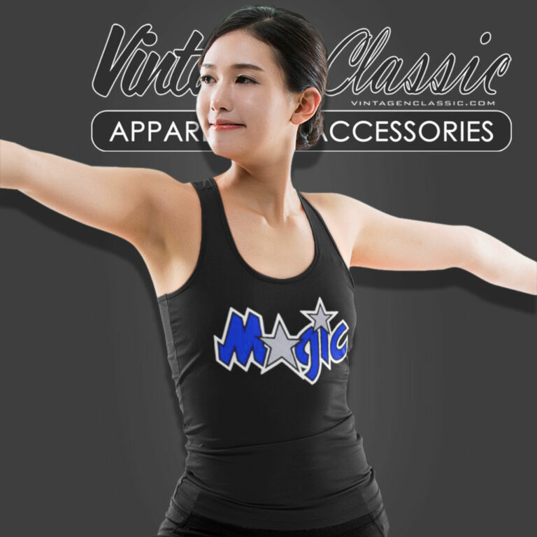 Orlando Magic Logo Tank Top Racerback Orlando Magic Logo Tank Top Racerback