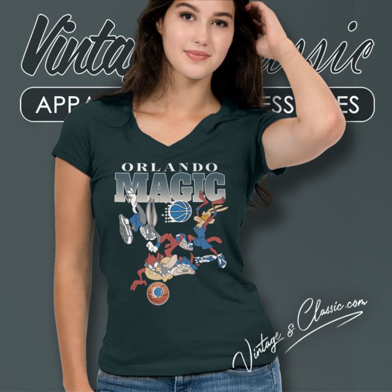 Orlando Magic Looney Tunes V Neck TShirt Orlando Magic Looney Tunes V Neck TShirt