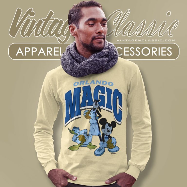 Orlando Magic Mickey Gang Long Sleeve Tee Orlando Magic Mickey Gang Long Sleeve Tee