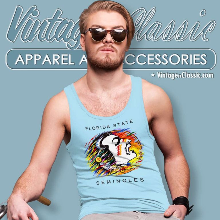 Osceola Mascot Fsu Shirt Florida State Seminoles University Tank Top Racerback Osceola Mascot Fsu Shirt Florida State Seminoles University Tank Top Racerback