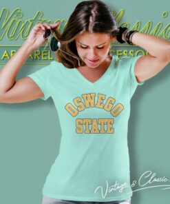 Oswego State University V Neck TShirt