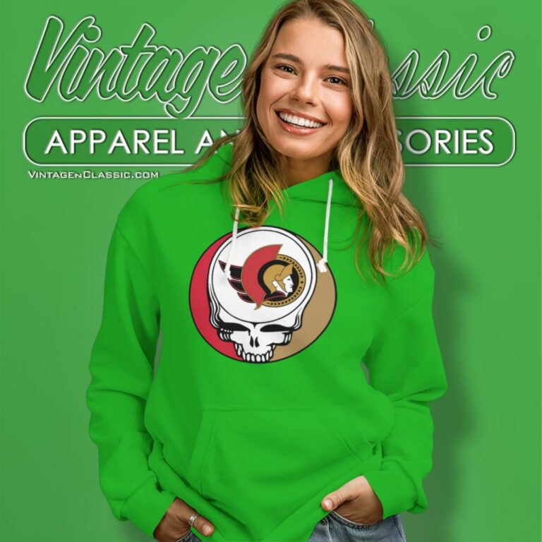Ottawa Senators Grateful Dead Steal Your Face Hoodie Ottawa Senators Grateful Dead Steal Your Face Hoodie