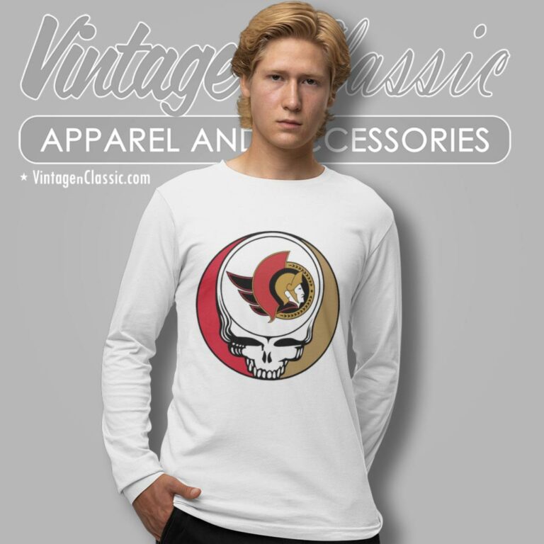 Ottawa Senators Grateful Dead Steal Your Face Long Sleeve Tee Ottawa Senators Grateful Dead Steal Your Face Long Sleeve Tee