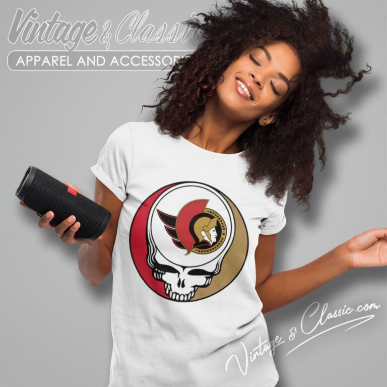 Ottawa Senators Grateful Dead Steal Your Face Women T Shirt Ottawa Senators Grateful Dead Steal Your Face Women T Shirt