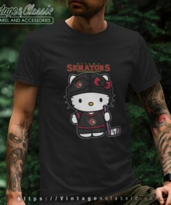 Ottawa Senators Hello Kitty Shirt T shirt